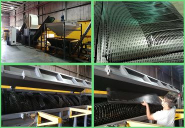 出口沙特達曼臥式630撕碎PE網格珊破碎